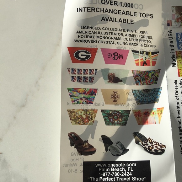 Sz 7 one soles interchangeable design - Picture 7 of 12